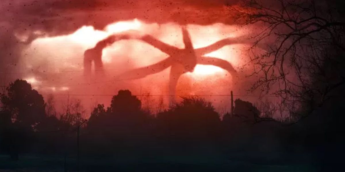 The Mind Flayer in the upside down