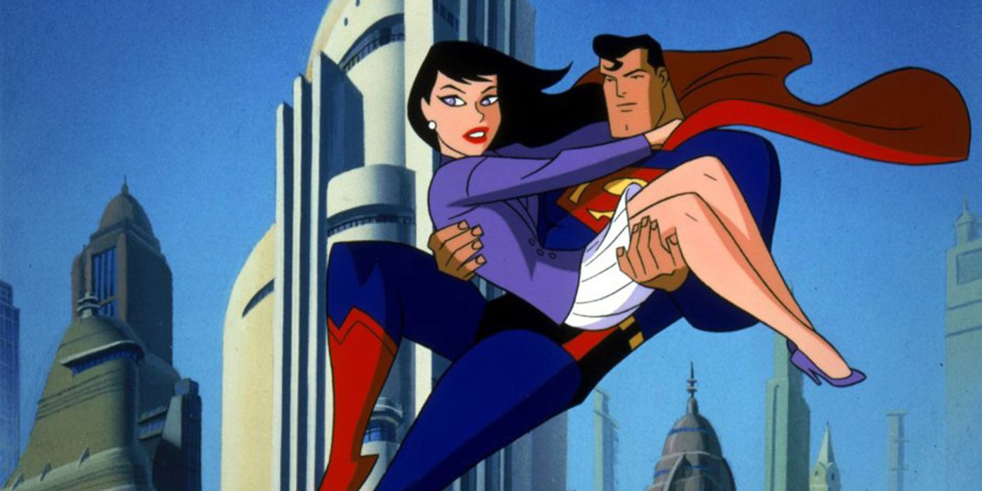 Superman saving Lois Lane