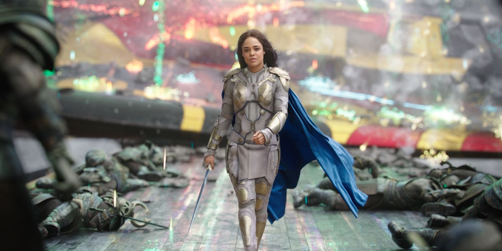 Tessa Thompson as Valkyrie in Thor Ragnarok 1