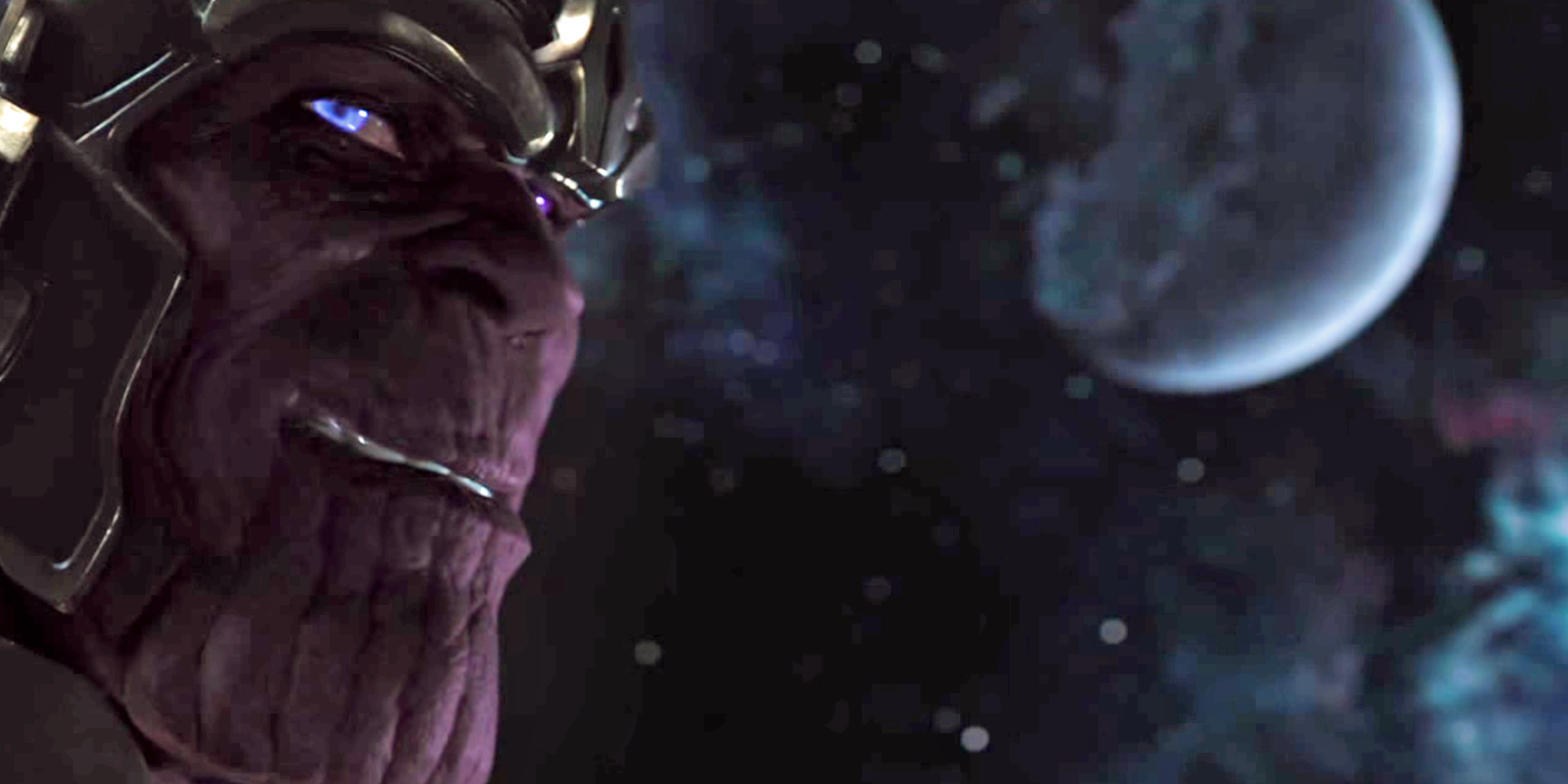 Thanos smiles in post credit sequence in Avengers