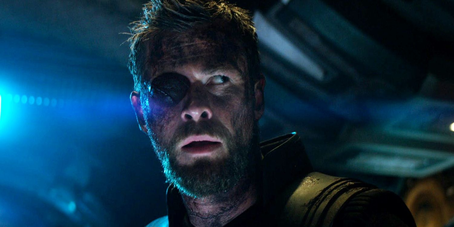 Infinity War Thor with his eyepatch