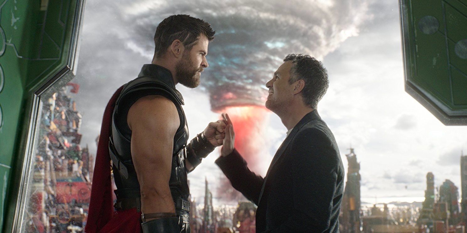 Thor and Bruce Banner Hulk in Thor Ragnarok