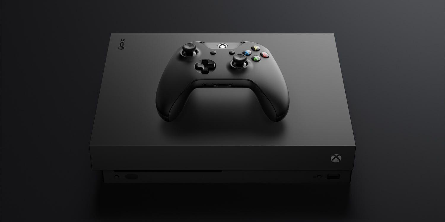 Xbox One X and controller 