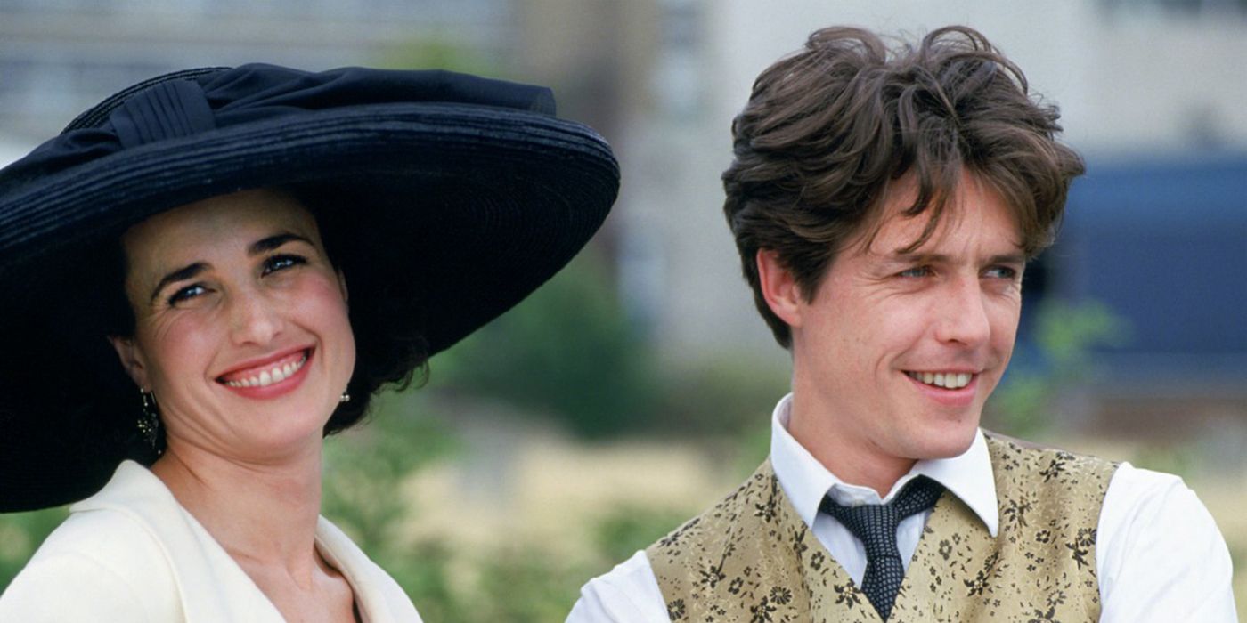 four weddings and a funeral with andie macdowell and hugh grant