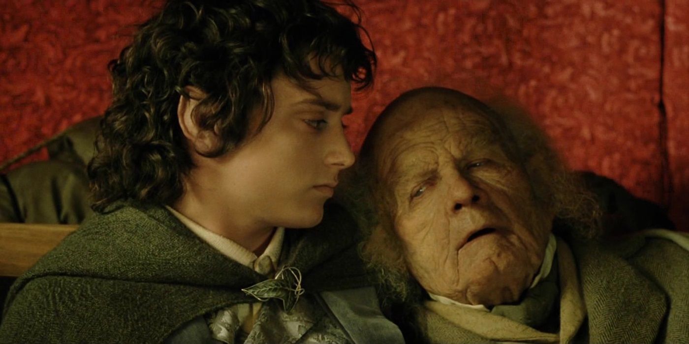 Frodo and Bilbo together in The Return of the king