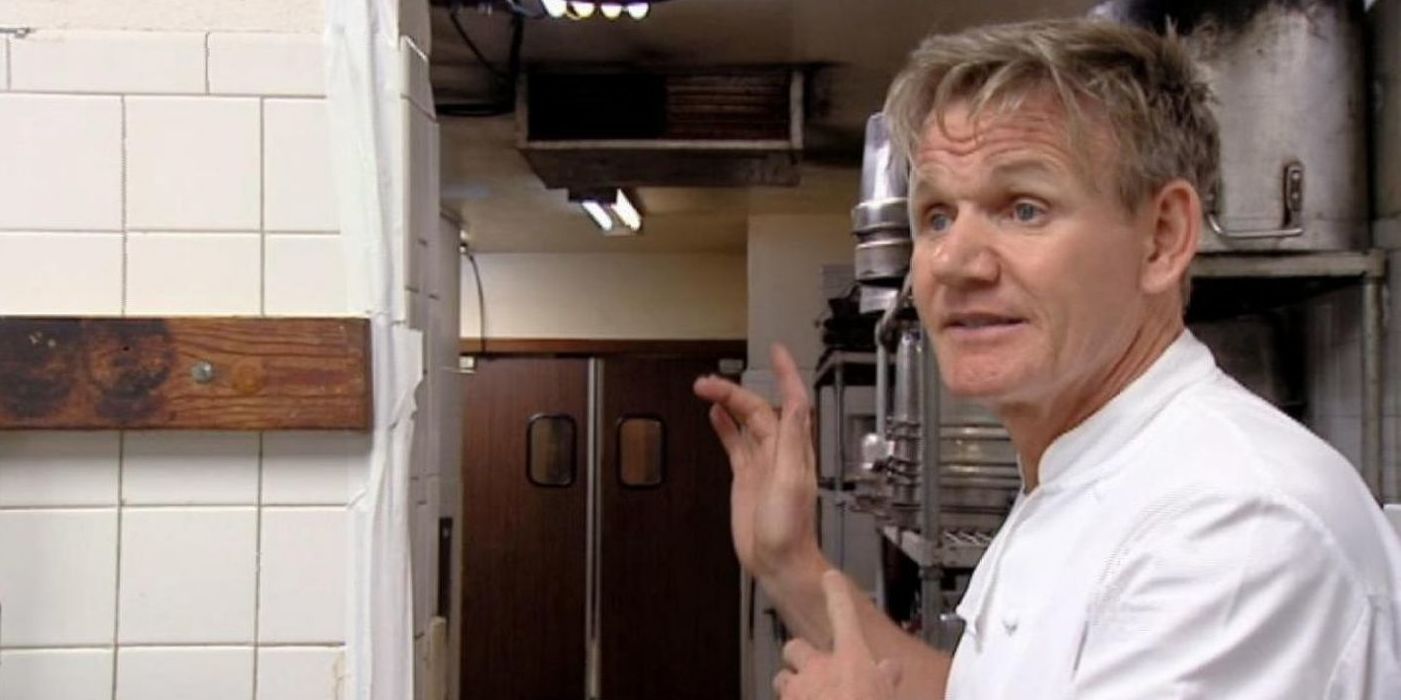 Gordon Ramsay on Kitchen Nightmares.