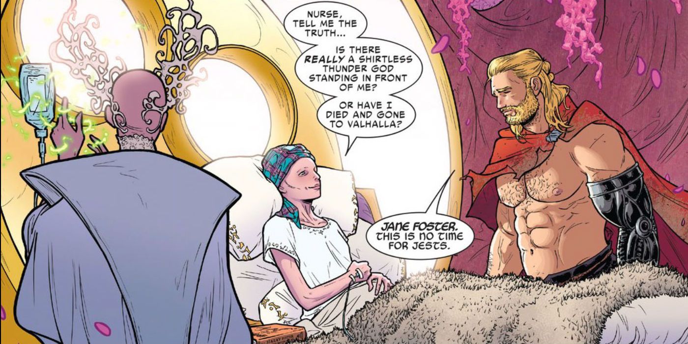 Thor visiting ill Jane Foster