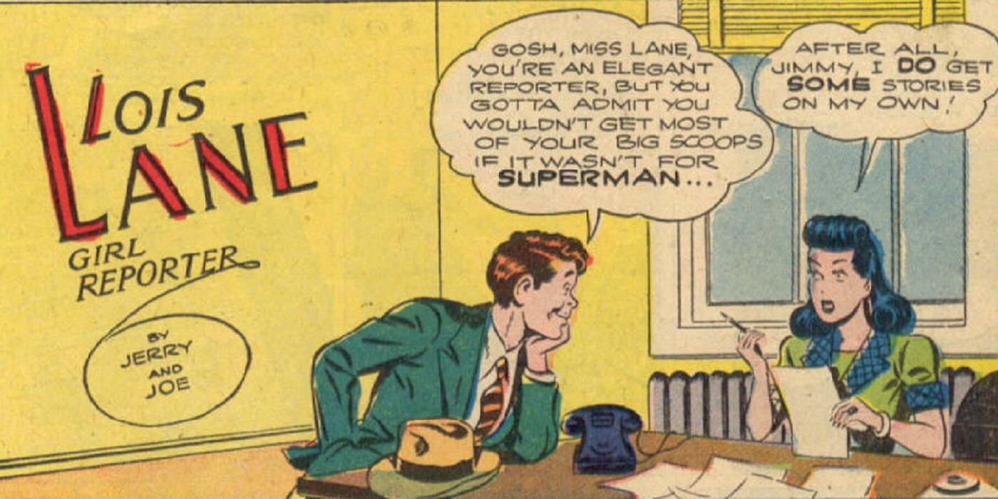 Lois Lane girl reporter comic strip