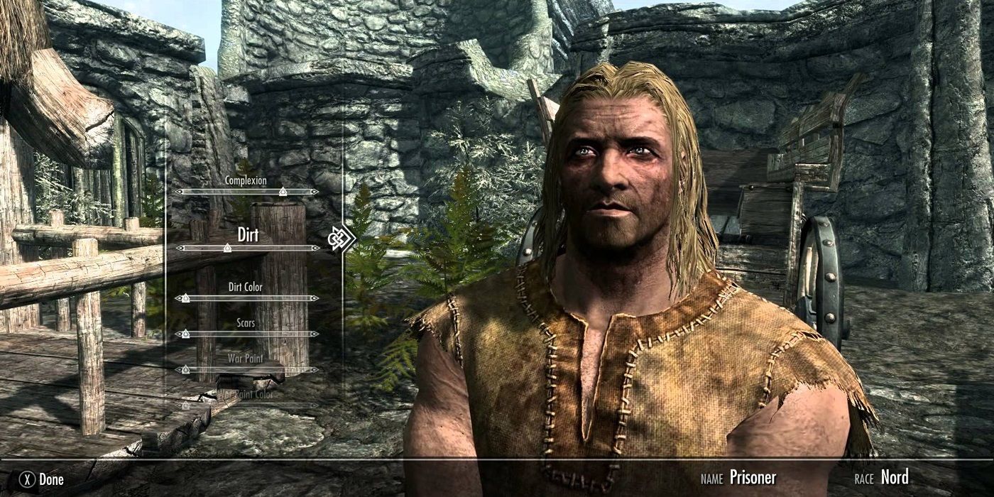 Character creation in Skyrim
