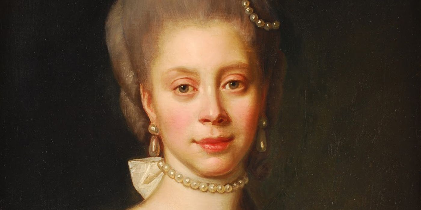 Queen Charlotte of Mecklenburg-Strelitz in a painting