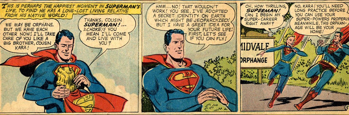 Superman Sends Supergirl to Orphanage