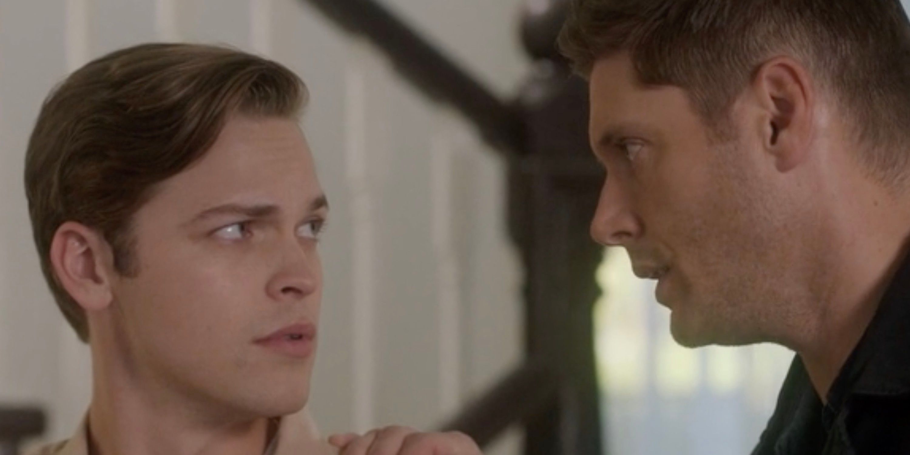 Dean and Jack argue with one another in Supernatural