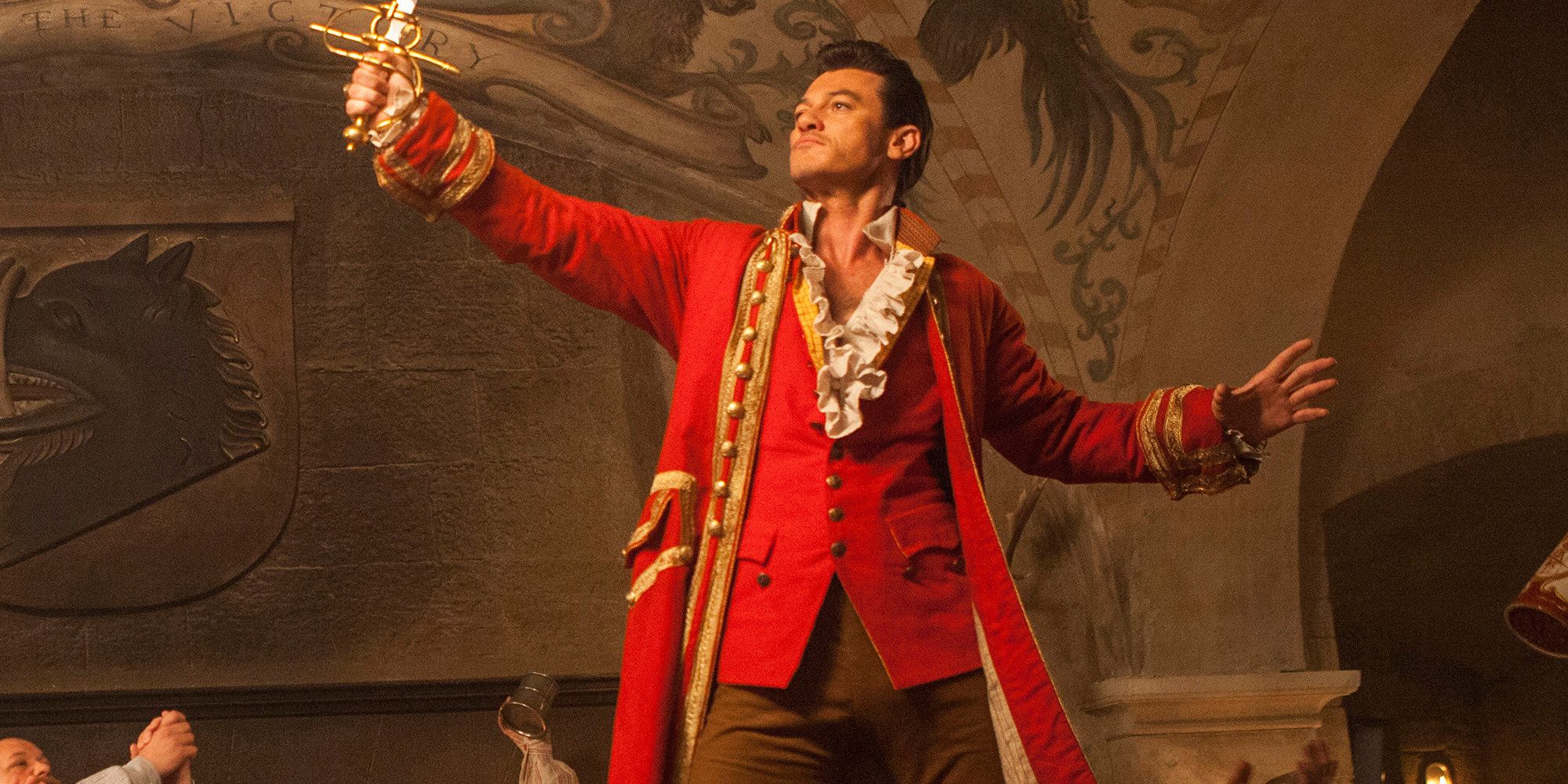 Luke Evans as Gaston in Beauty and the Beast