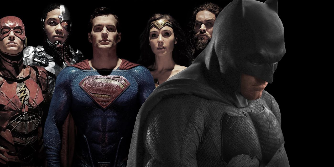 Ben Affleck as Batman and the Justice League