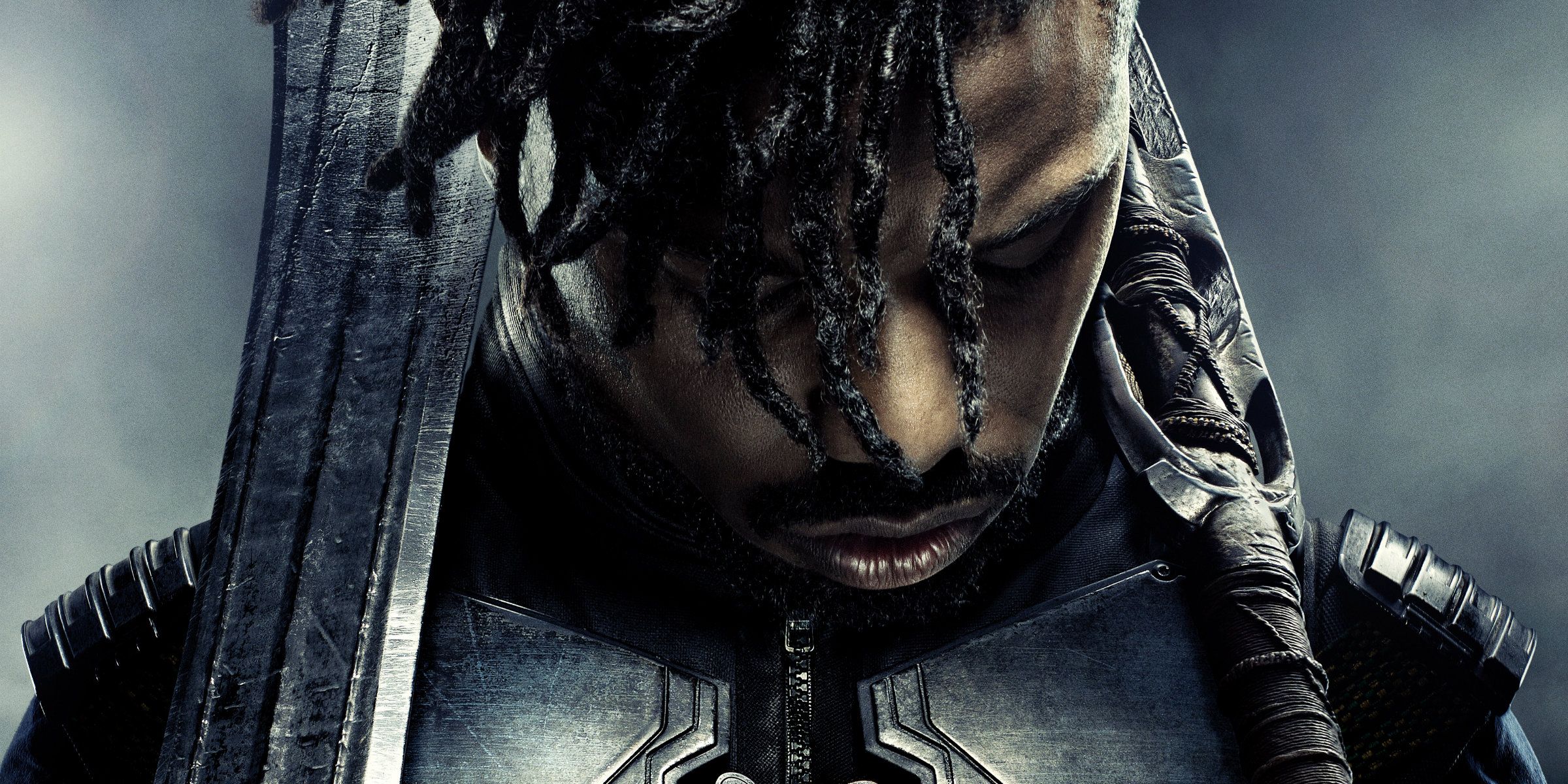 Black Panther Killmonger Poster with Michael B Jordan