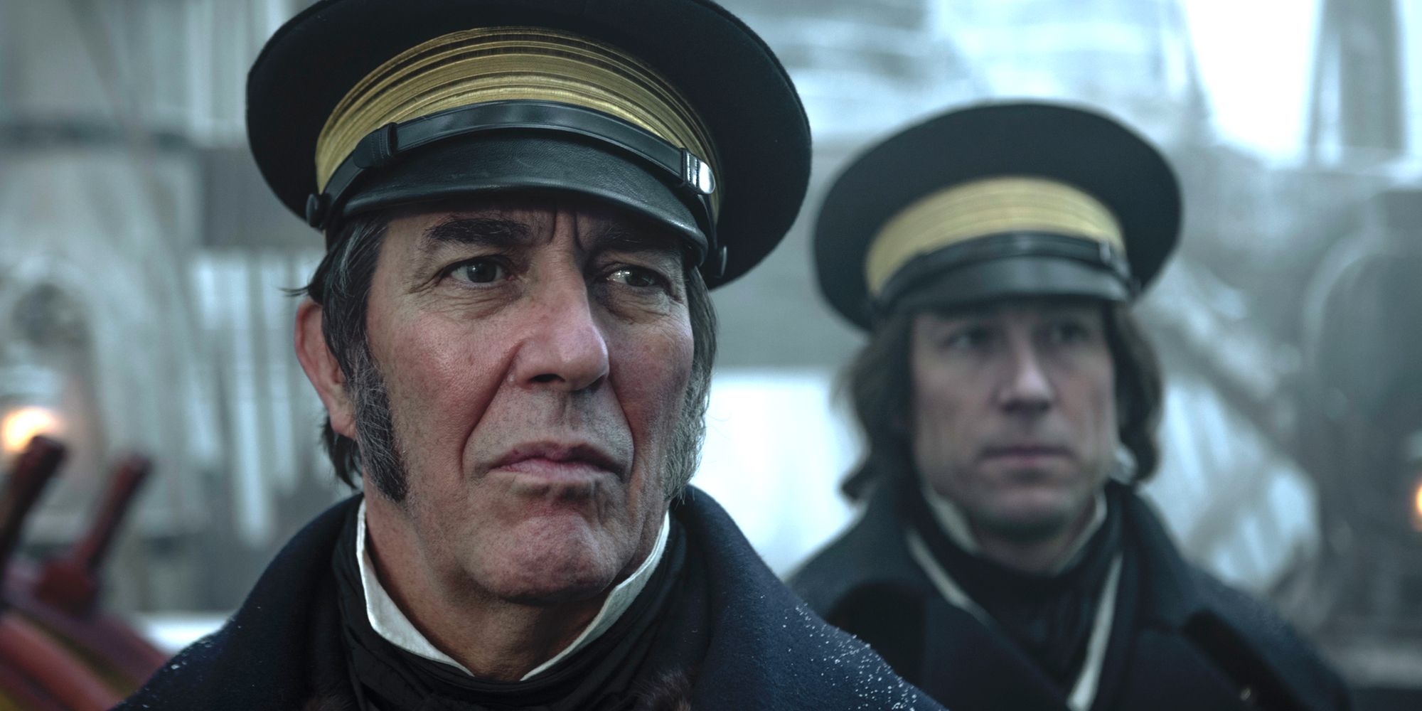 Ciaran Hinds and Tobias Menzies in AMC's The Terror