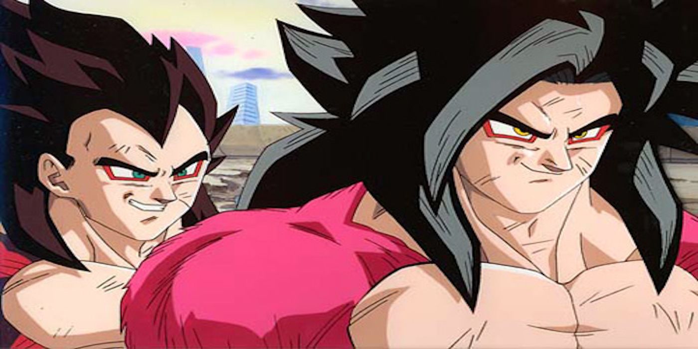 DBGT Super Saiyan 4 Goku and Vegeta