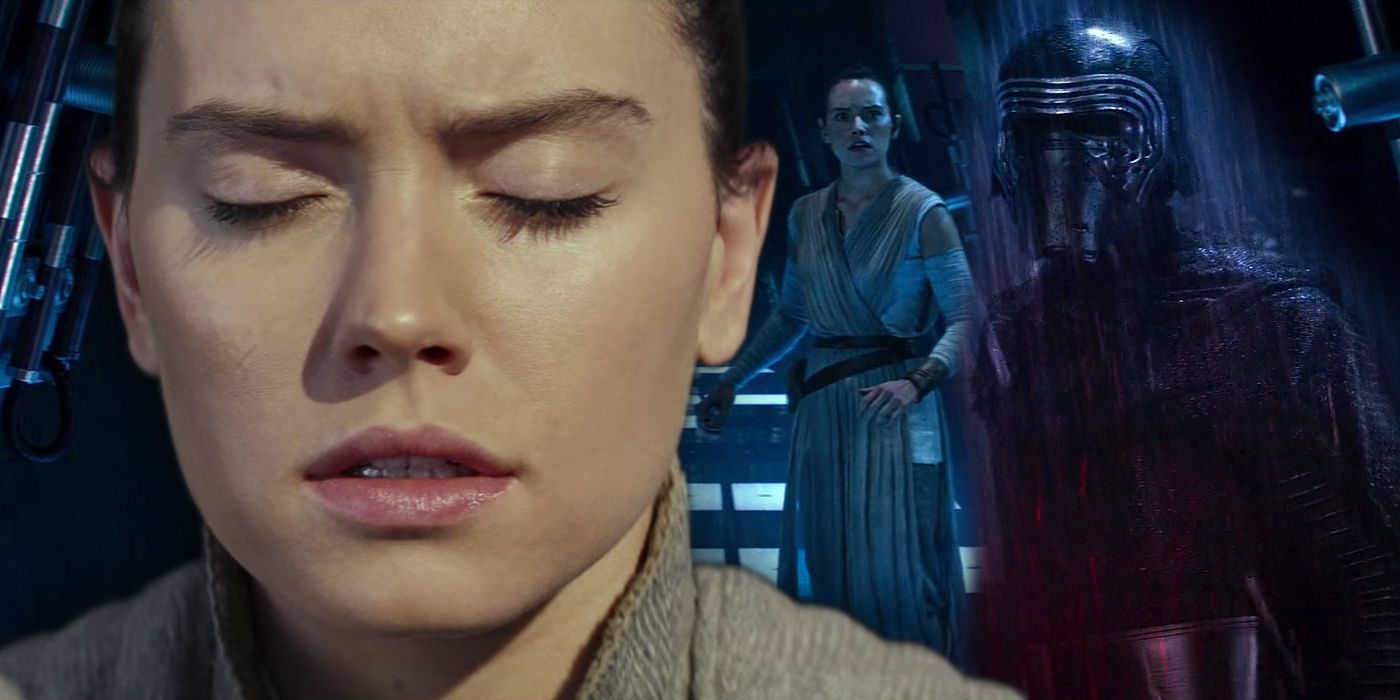 Daisy Ridley as Rey and her Force Vision
