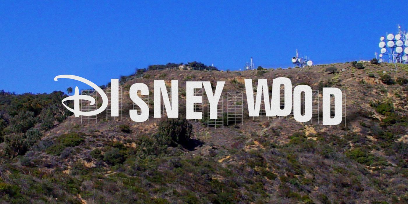 Disney Version of the Hollywood Sign
