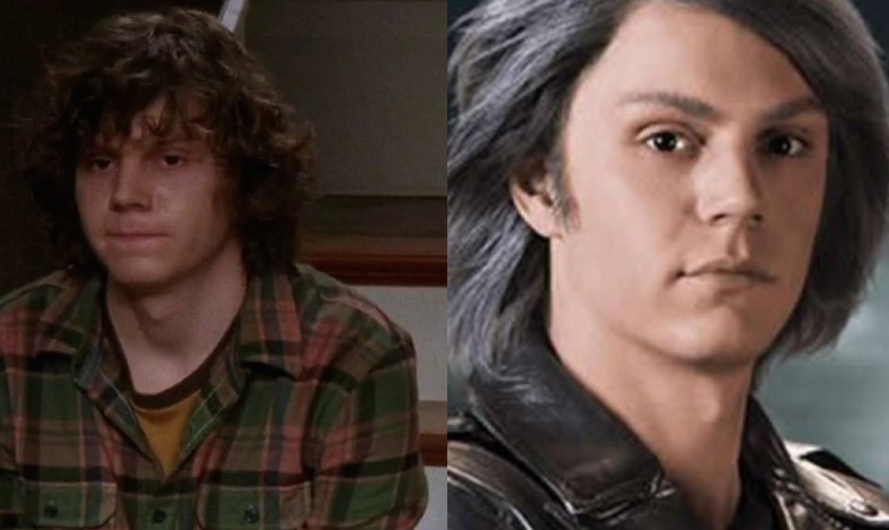 Evan Peters in One Tree Hill and X-Men