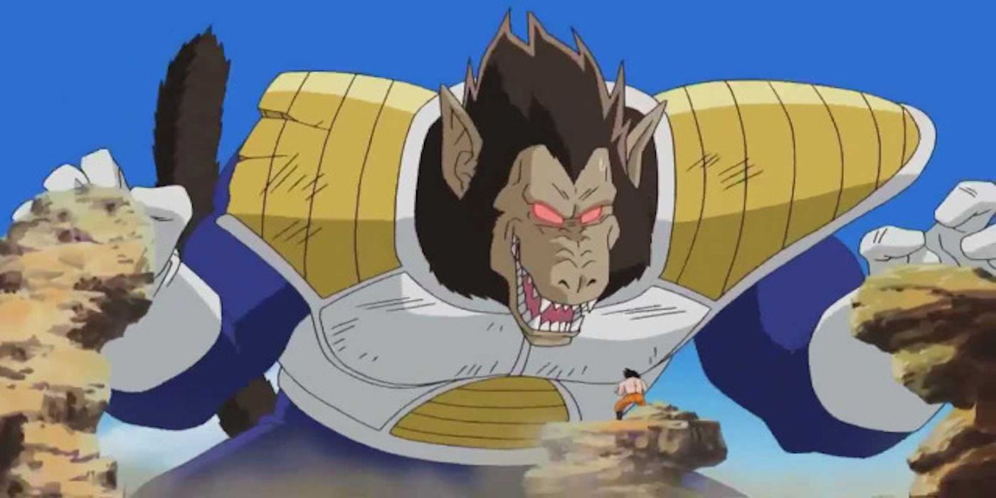 Great Ape Vegeta Versus Goku