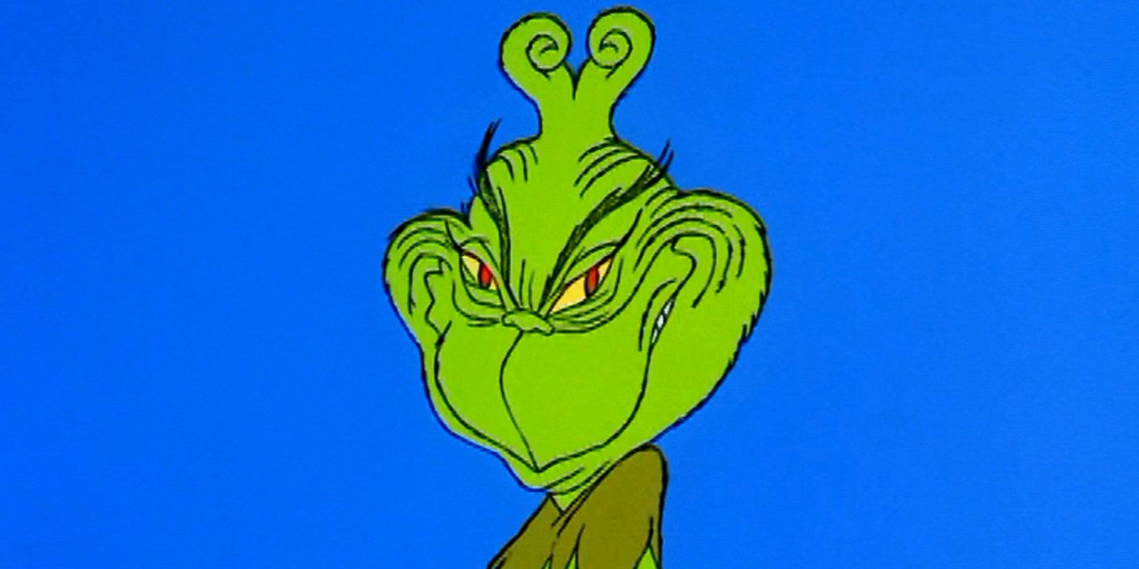 Grinch smiling in 1966's How the Grinch Stole Christmas