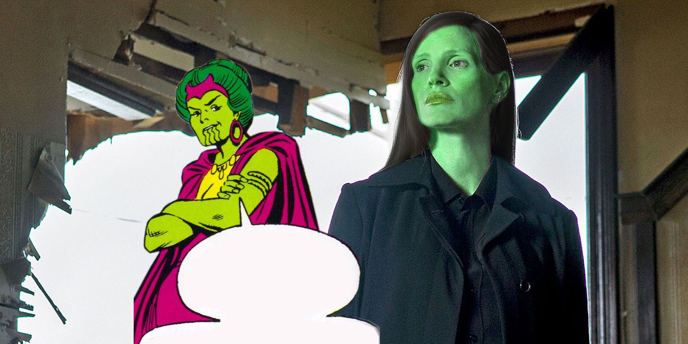 Jessica Chastain as a Skrull in X-Men Dark Phoenix