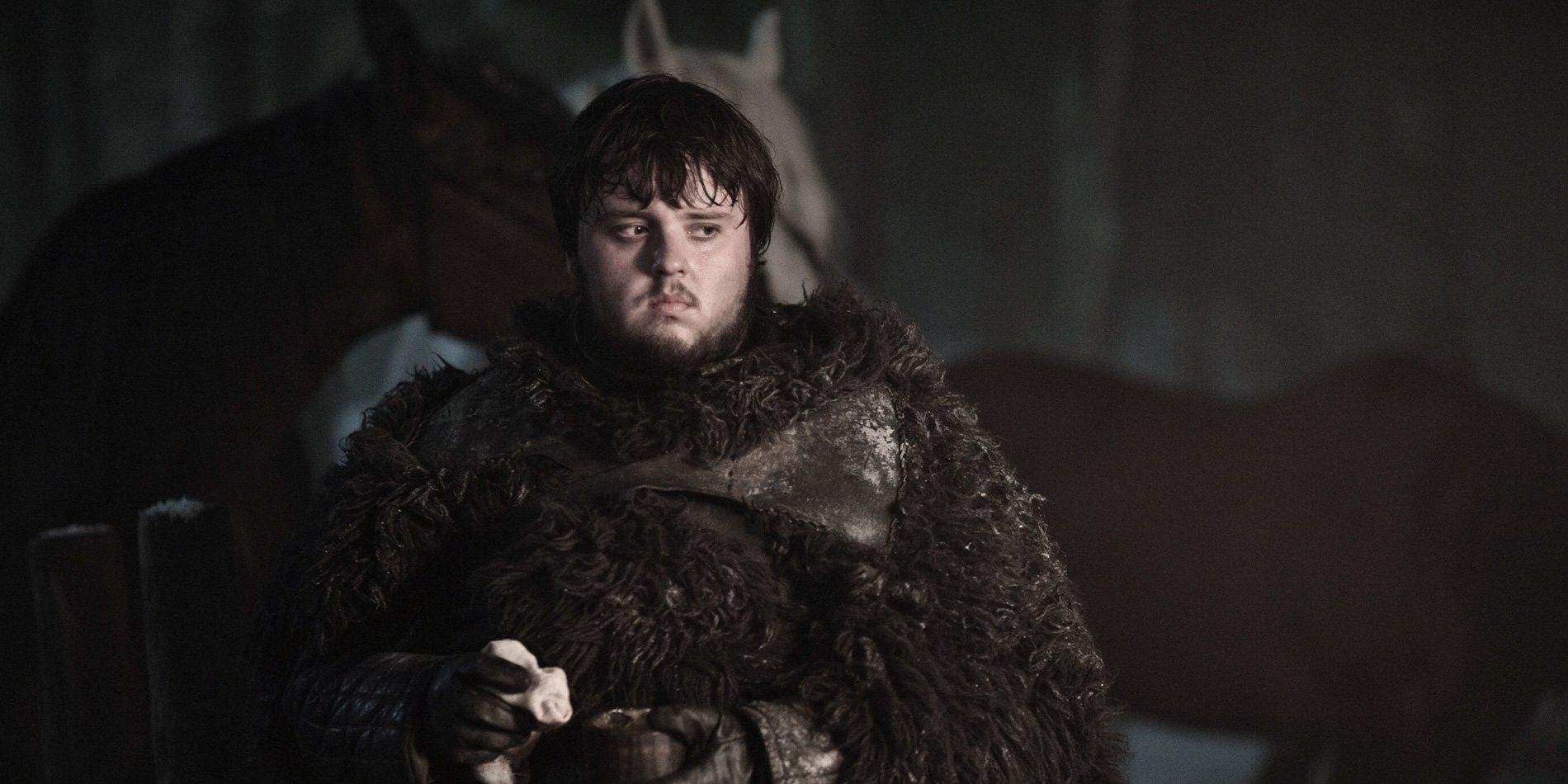 John Bradley as Samwell Tarly in Game of Thrones