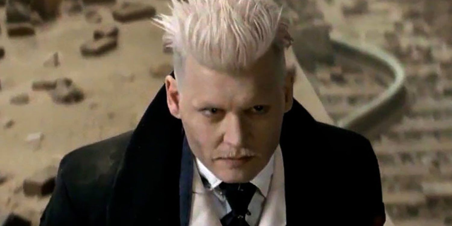 Johnny Depp as Grindelwald in Fantastic Beasts