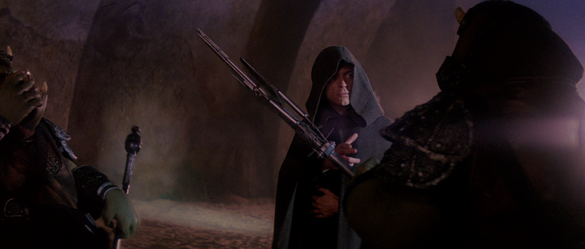 Luke Uses Force Choke In Return Of The Jedi