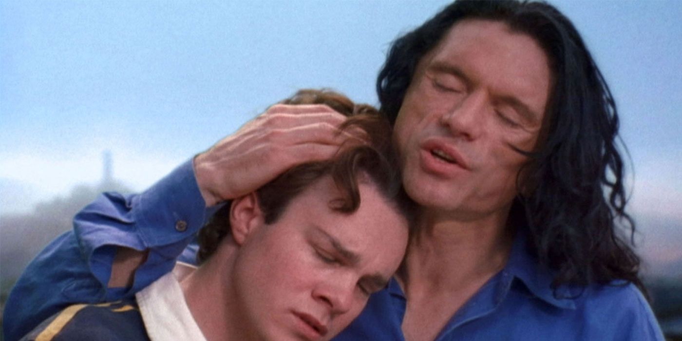 Philip Haldiman and Tommy Wiseau in The Room