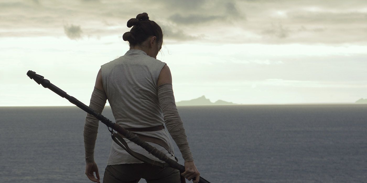 Rey on Ahch-To