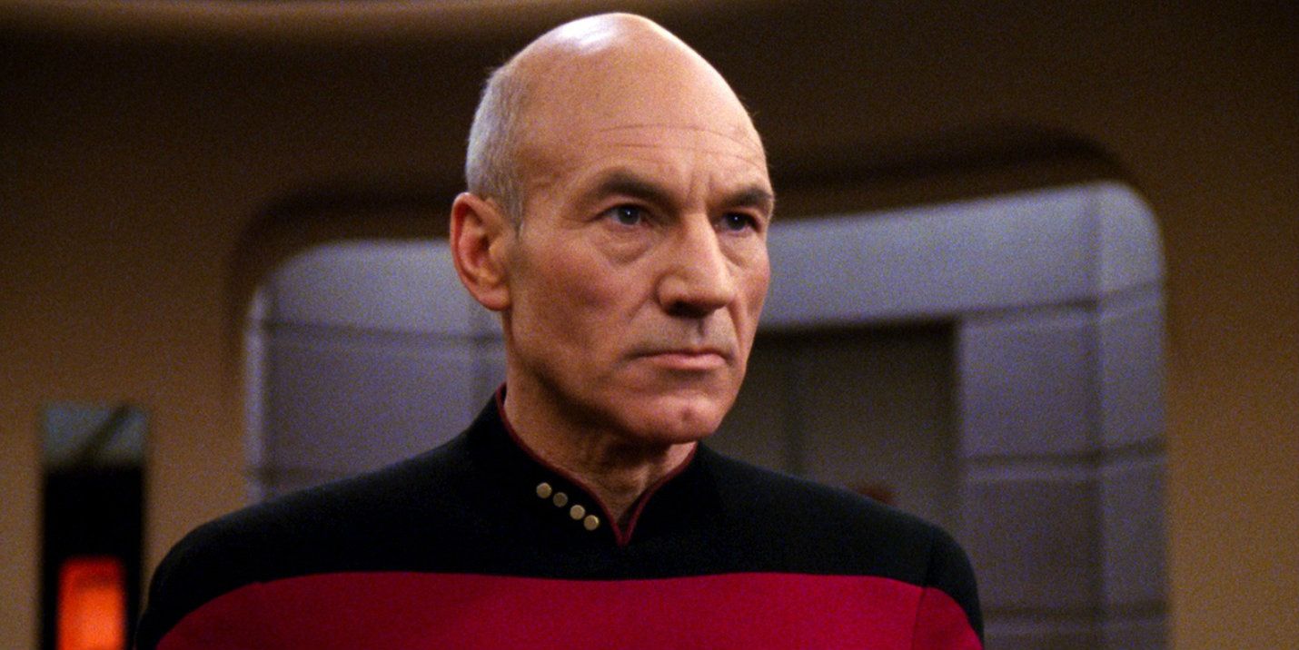 This Photo of Captain Picard With Hair is So Wrong