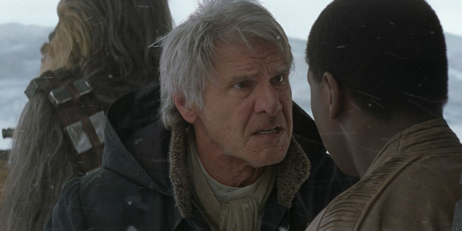 Han tells Finn that's not how the Force works in The Force Awakens