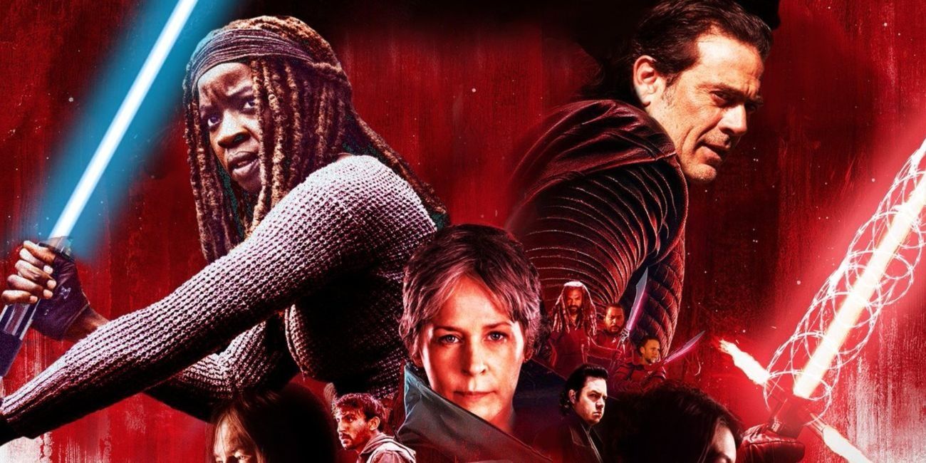 Walking Dead Spoofs Star Wars: The Last Jedi In New Poster