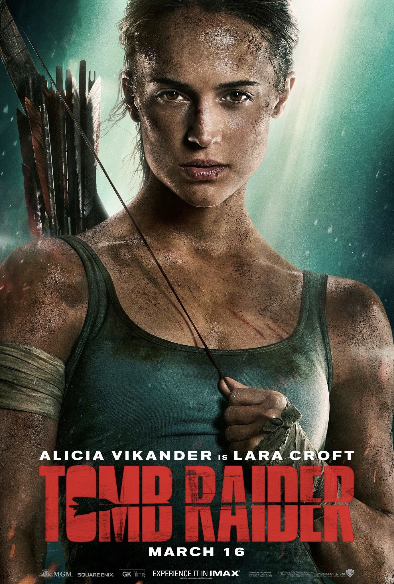 Tomb Raider Lara Croft Alicia Vikander Poster