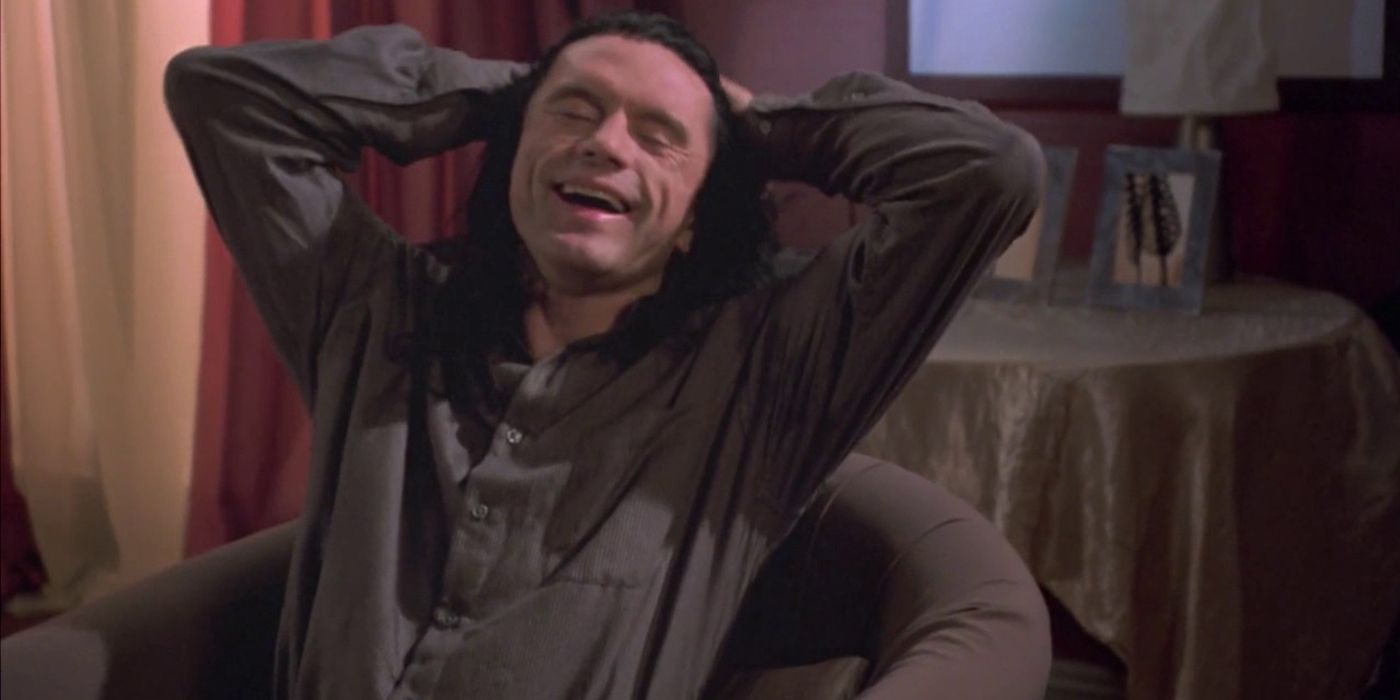Tommy Wiseau The Room laughing