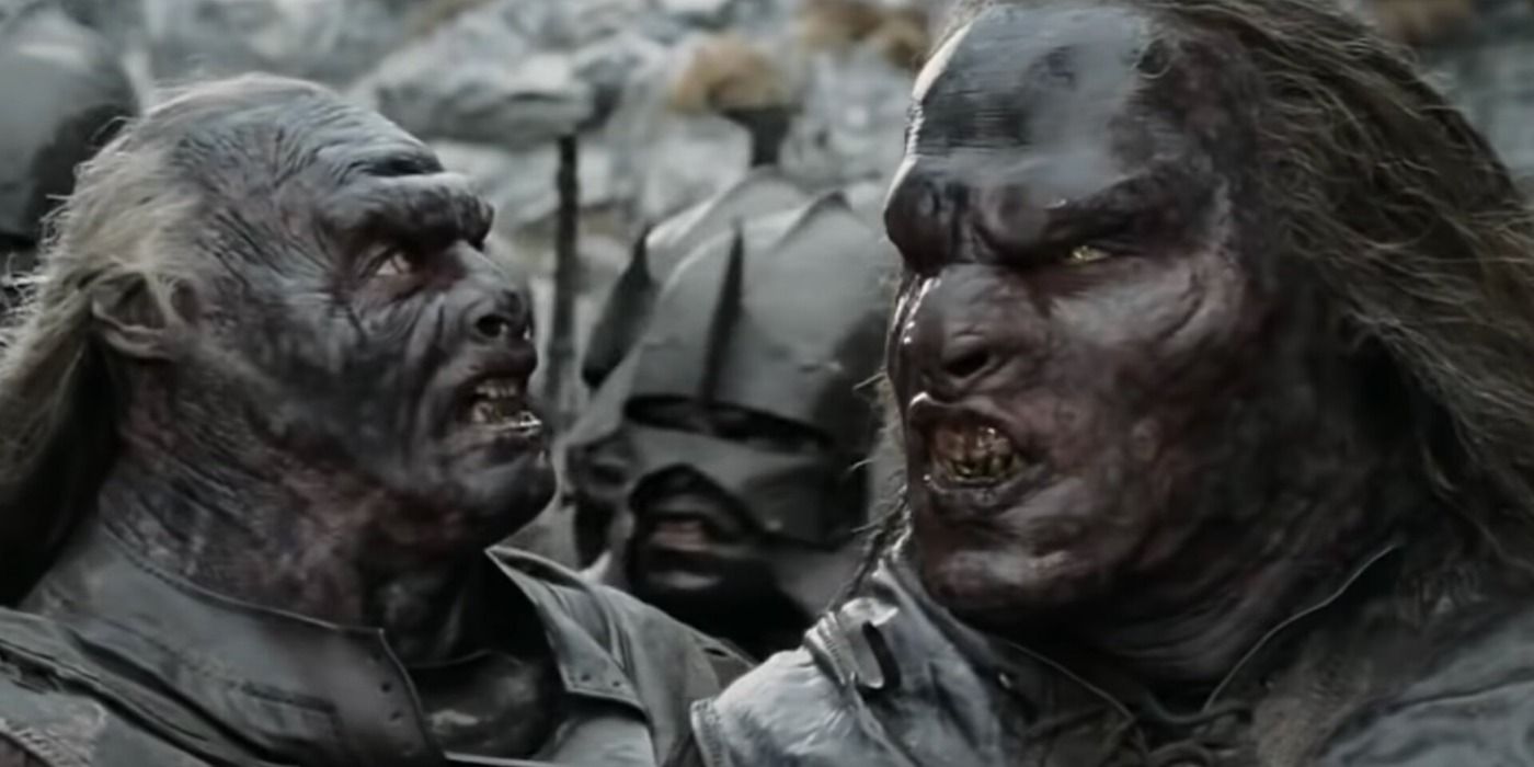 Two Uruk-Hai soldiers in Lord of the Rings