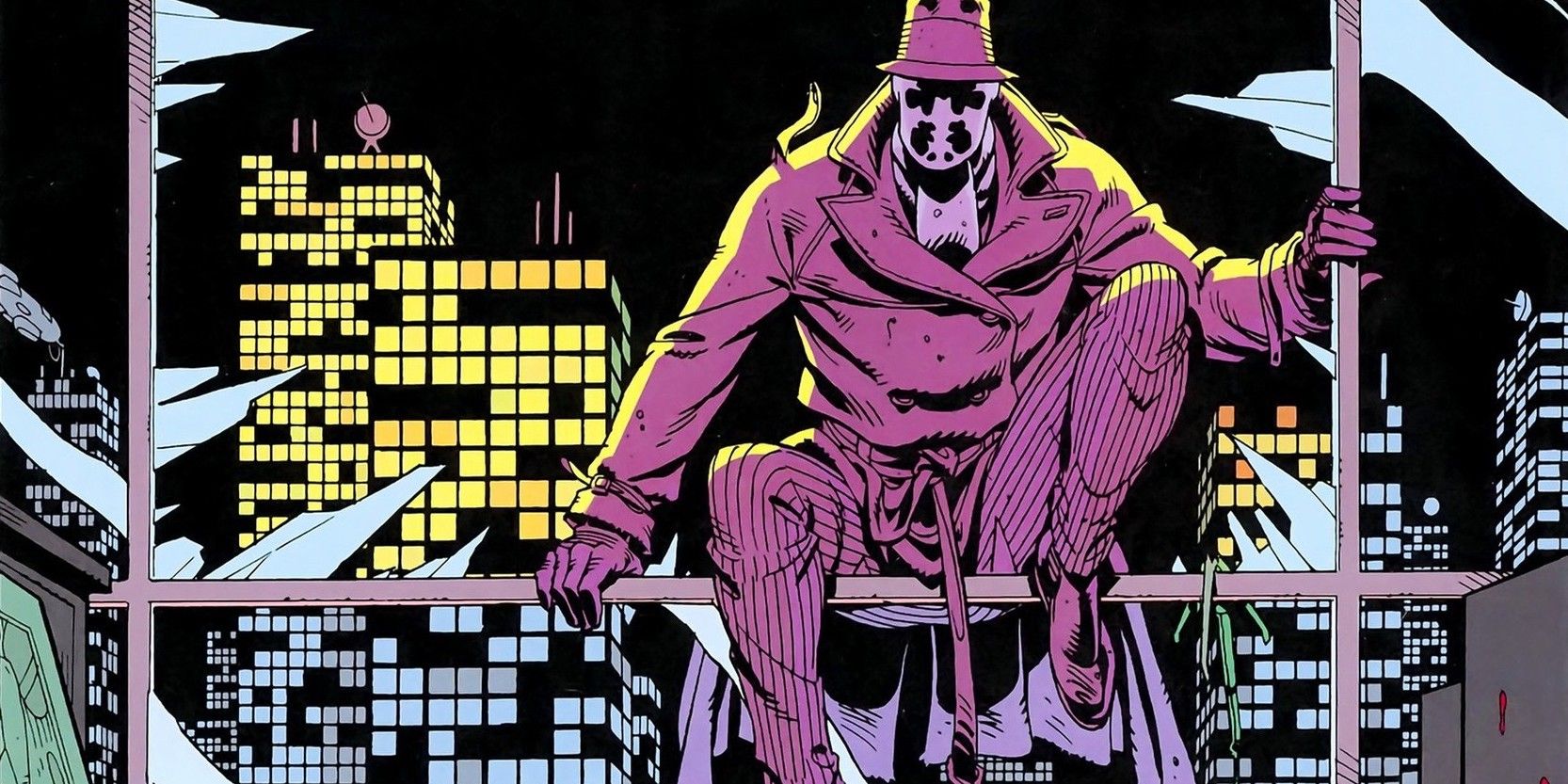 Watchmen comic book Rorshach