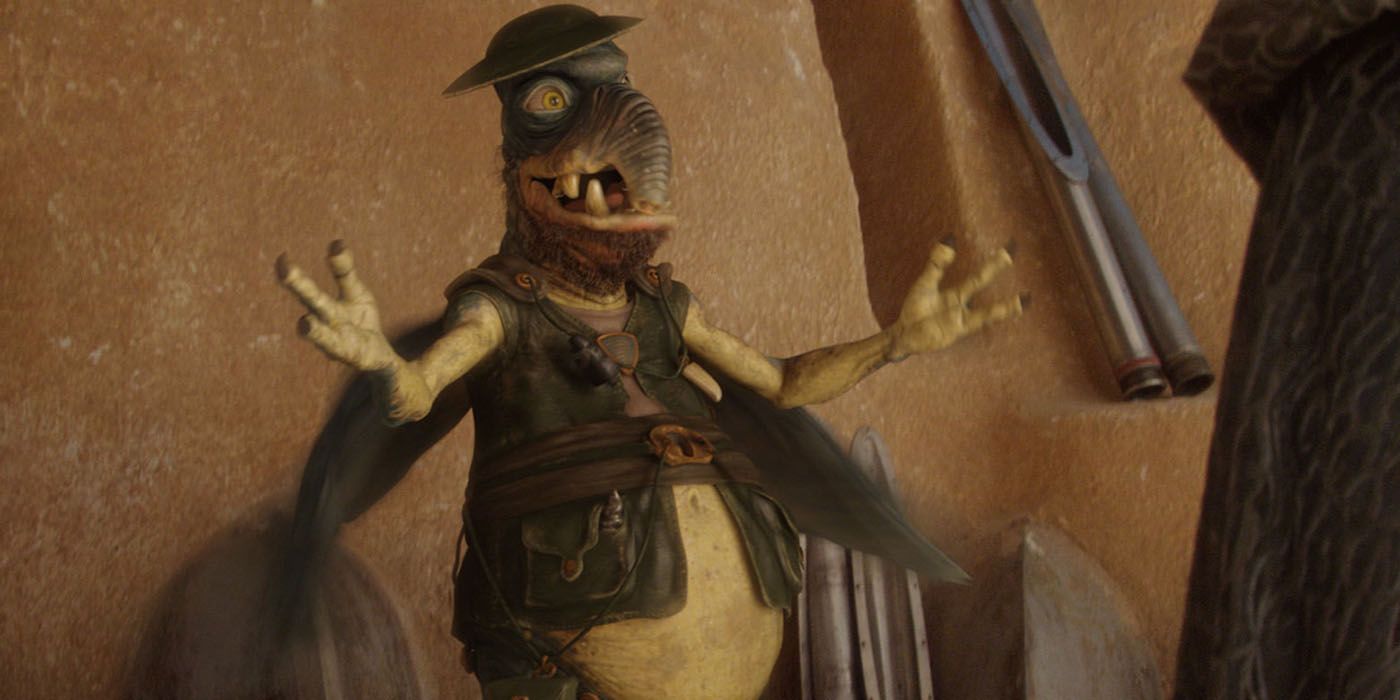 Watto is reunited with Anakin in Star Wars Attack Of The Clones