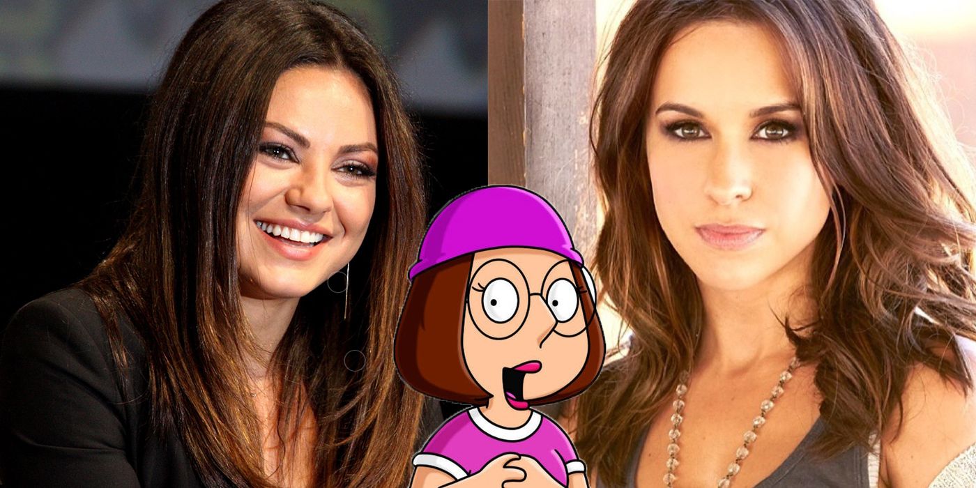 Mila Kunis and Lacey Chabert voice of Meg Griffin in Family Guy