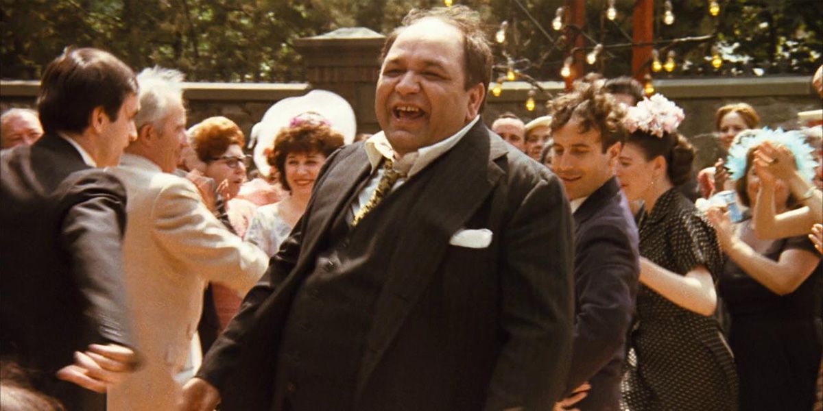 Richard Castellano at the wedding in The Godfather