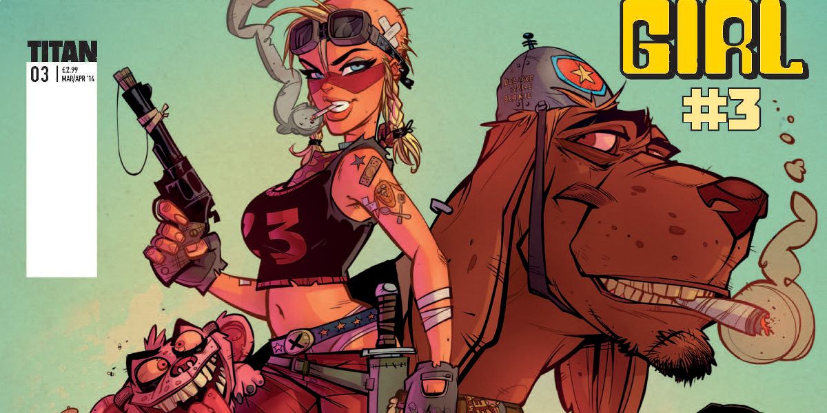 The cover of 21st Century Tank Girl #3