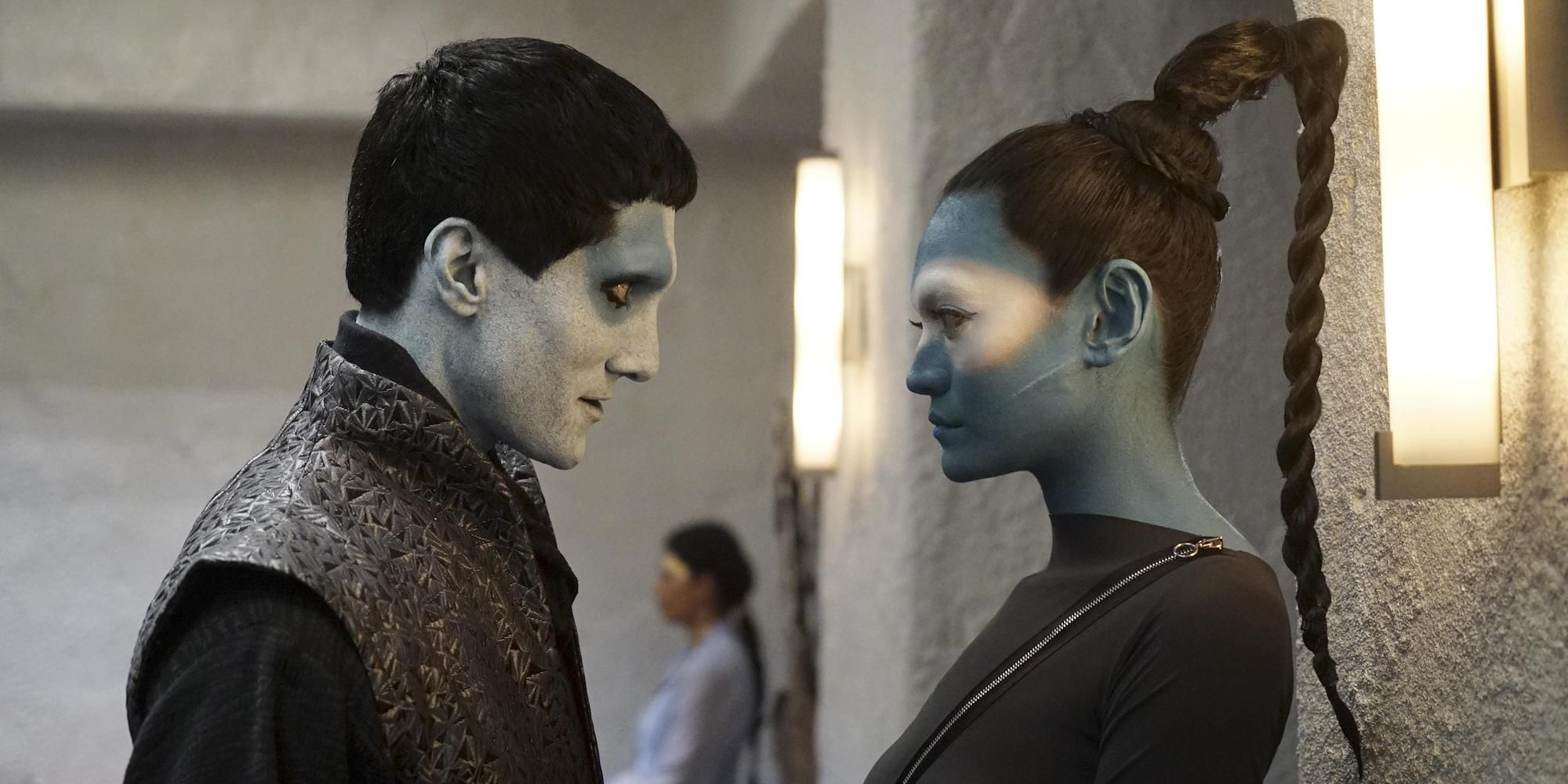 Kasius with Sinara in Agents of SHIELD 