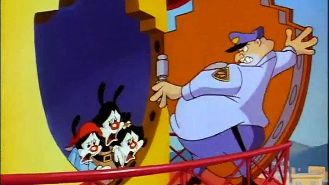 Irmãos Warner e Segurança Ralph em Animaniacs (Reprodução)