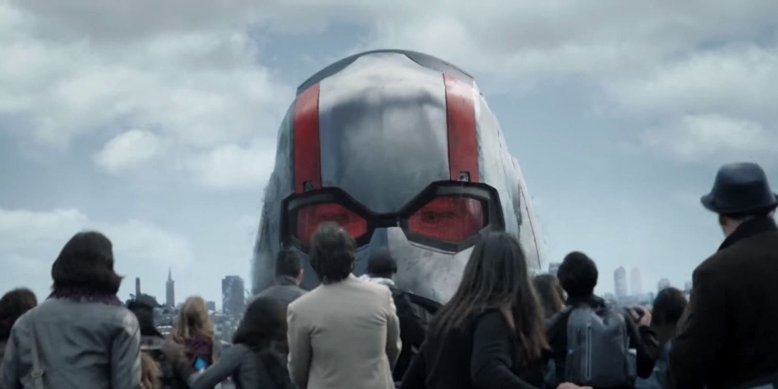 Ant Man and the Wasp Giant Man Looks at Crowd