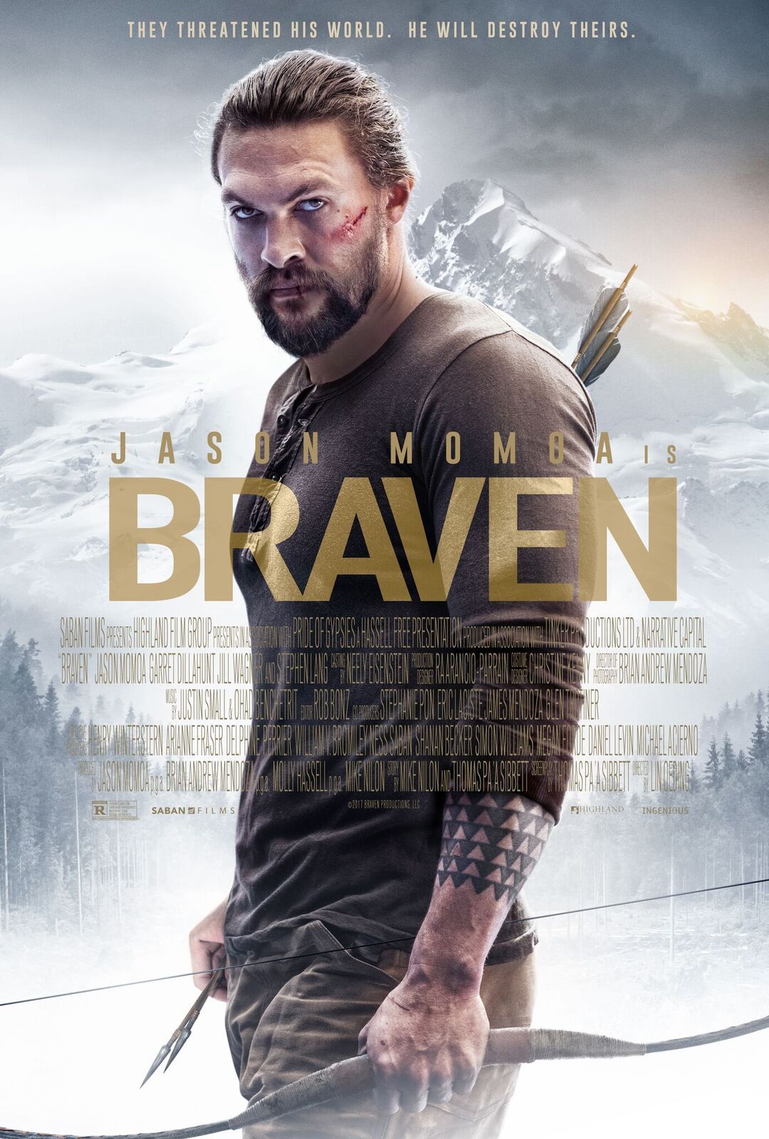 Jason Momoa Protects His Cabin in Braven Trailer