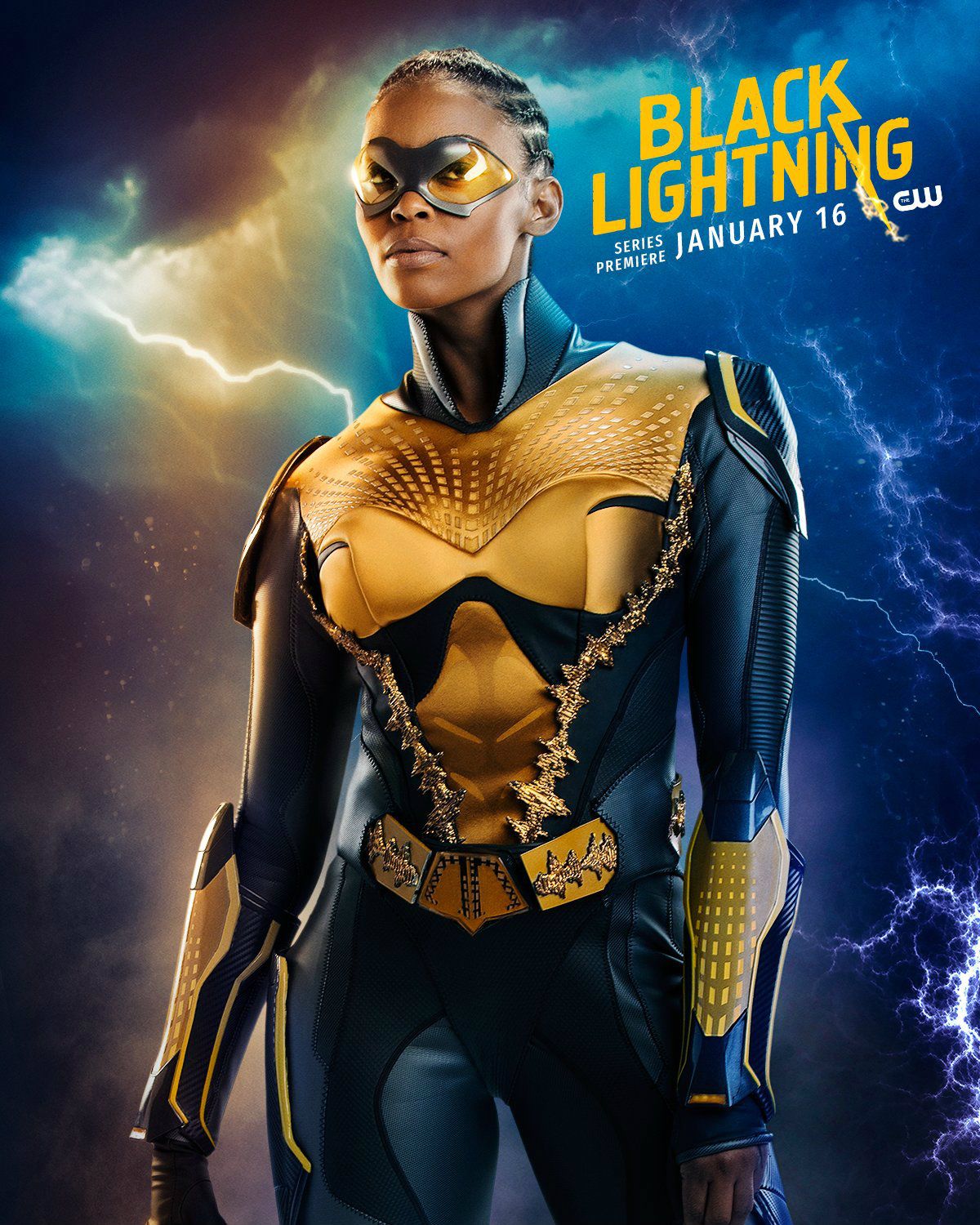 Black Lightning TV Show Reveals Thunder Costume