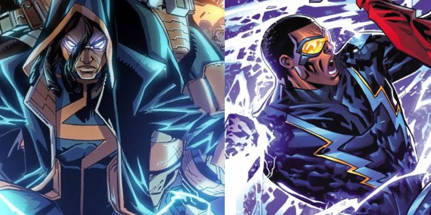 Black Lightning and Static Shock from DC Comics