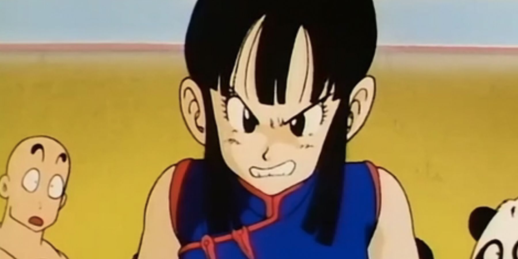 An angered Chi-Chi in an episode of the Dragon Ball anime.
